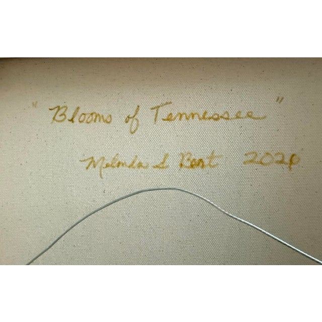 2020s Modern Abstract Folk Art Floral Acrylic Painting, “Blooms of Tennessee,” Signed, Dated For Sale - Image 5 of 6