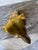 Midcentury Solid Brass Sitting Dog Statue For Sale - Image 9 of 11