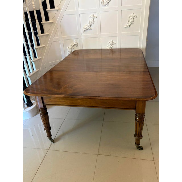 Antique Regency Figured Mahogany 10 Seater Extending Dining Table, 1835 For Sale - Image 11 of 14