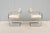 Ludwig Mies Van Der Rohe Brno Tubular Chairs in Cream Fabric by Gordon - A Pair For Sale - Image 10 of 18