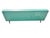Turquoise Mid-Century Modern Turquoise & Walnut Love Seat For Sale - Image 8 of 8