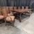 French Country Acquisitions by Henredon 9-Piece Dining Set, Trestle Extension Table and 8 Cane Back Chairs For Sale - Image 3 of 10