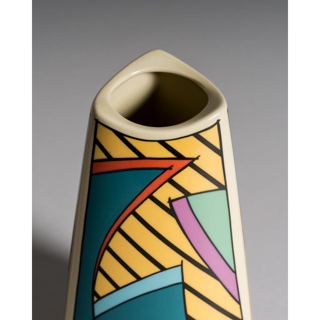 Flash Porcelain Vase and Candleholder Set by Dorothy Hafner for Rosenthal, 1980s, Set of 4 For Sale - Image 9 of 14