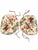 Sold as a pair, floral seat cushions with a romantic rose print in burgundy, pink, and cream, accented by green foliage...