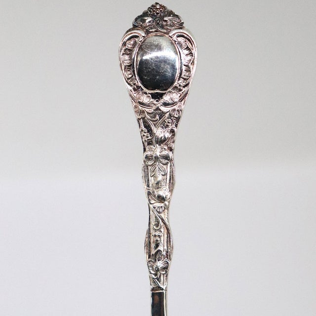 French Odiot Demidoff .950 Sterling Silver Lobster Fork For Sale - Image 4 of 7