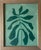 2026 Contemporary Set of Nine Abstract Fern Paintings on Paper Framed in Walnut Frames by Artist r.k. Red For Sale - Image 4 of 11