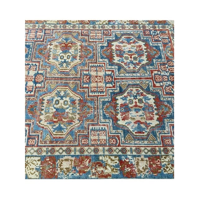 1960s Old Persian Bakhtiari Area Rug 7x10 For Sale - Image 11 of 12