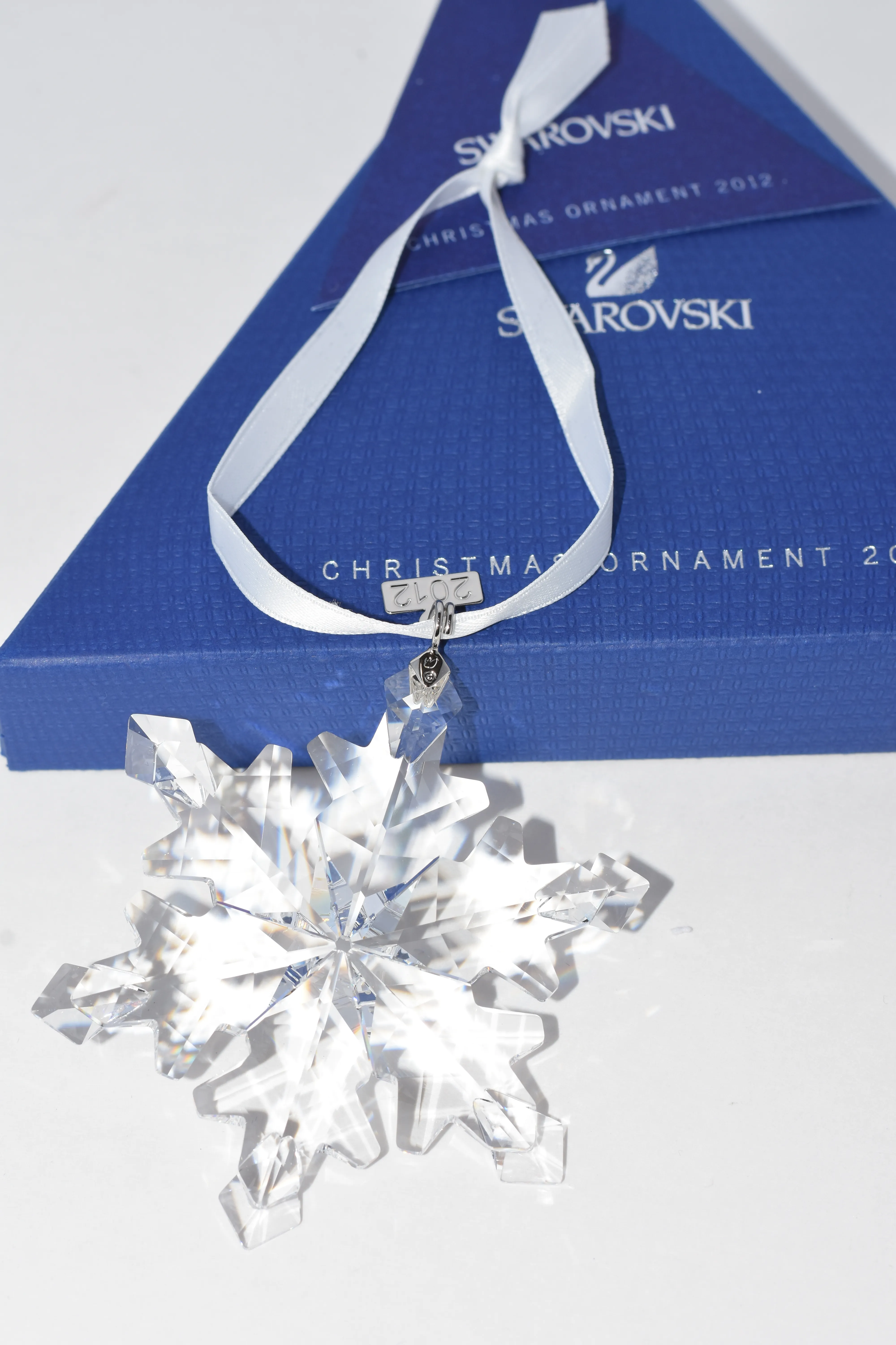 スワロフスキーSwarovskiクリスマスオーナメント2012限定1125019 Swarovski Austrian Cut Glass Ornament, 1125019 Holiday Christmas