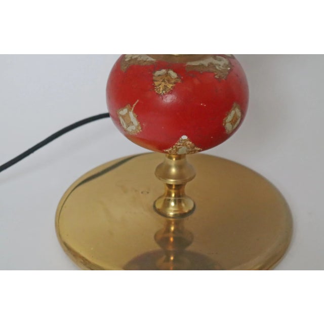 Light Yellow Swedish Modern Red Floor Lamp from Stilarmatur Tranås, 1960s For Sale - Image 8 of 18