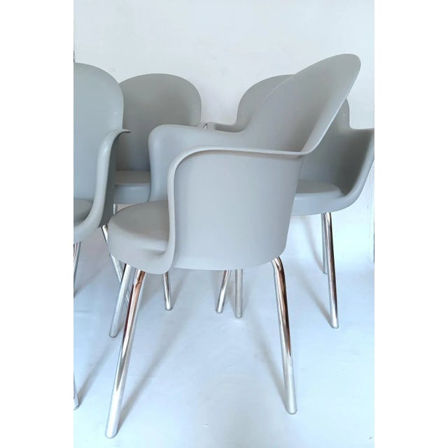 Model Gogo Chairs by Marcello Ziliani for Sintesi, 1980s, Set of 4 For Sale - Image 4 of 7