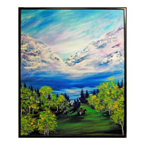 William Craig Harris "Untitled" Original Oil Canvas Earl Biss Style Hand Signed