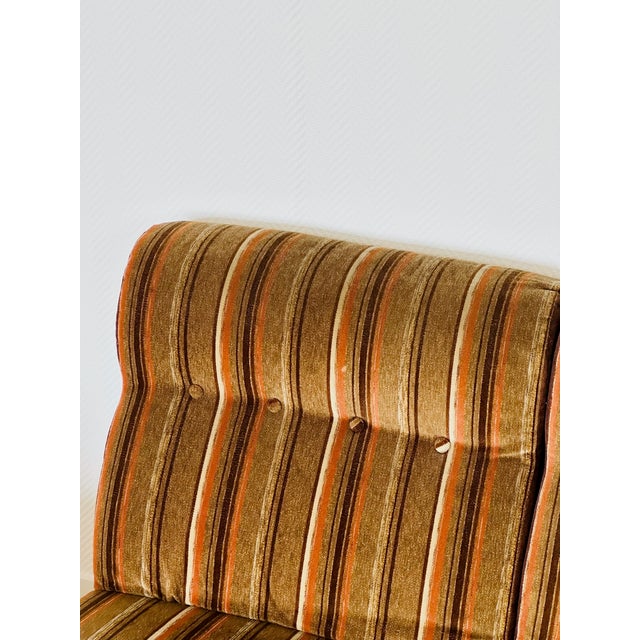 Vintage Velvet Modular Sofa, 1970s, Set of 5 For Sale - Image 14 of 18