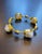 Bochic “Capri” Vintage Ruby, Blue Opal & South Sea Pearl Bangle in 18K Gold & Silver For Sale - Image 12 of 12