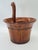Mid-Century Rustic Folk Wooden Bucket or Vessel with Handle, 1960s For Sale - Image 6 of 9