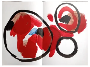 Pierre Tal-Coat, Abstraction 1 Diptych for DLM, 1965, Lithograph