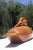 Signed Large Hand-Carved Pacific NorthWest 1996 Alder Wooden Drake Decoy Sculpture For Sale - Image 9 of 9