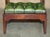 Antique Chesterfield Library Steps in Flamed Hardwood and Green Leather For Sale - Image 9 of 18