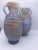 Blue Pair of Mid-Century Murano Blue Scavo Glass Amphora Vases. For Sale - Image 8 of 13