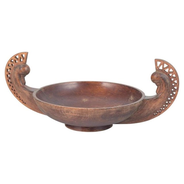 1930s Vintage Hand-Carved Wooden Bowl by Germund Paaer for Kalevala Koru, 1930s For Sale - Image 5 of 5