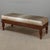 Antique French Louis XVI Style Mahogany Upholstered Bench For Sale - Image 4 of 15