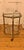 Antique Style Round Brass Bar Cart with Smoked Glass Tops, 1950s For Sale - Image 15 of 15