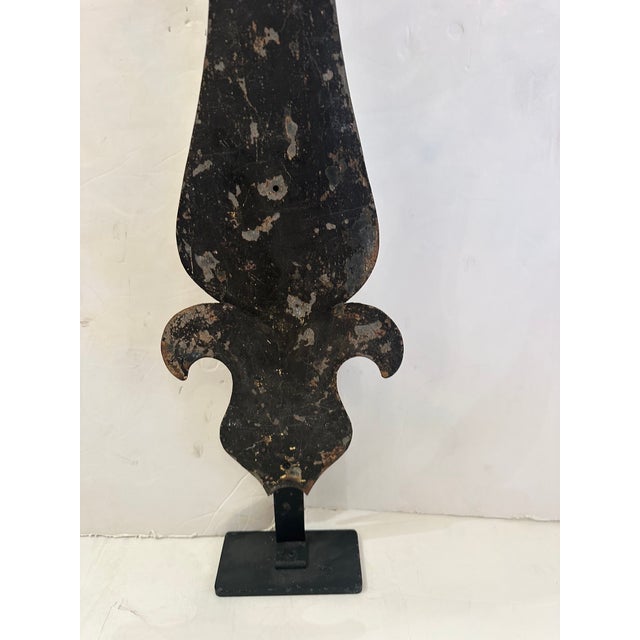 Found Object Antique Clock Hand Sculptures on Stands -Set of 3 For Sale - Image 12 of 15