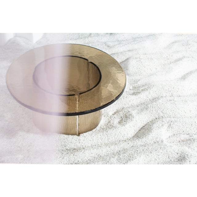 Bent Side Table in Smoky Grey by Pulpo For Sale - Image 6 of 10