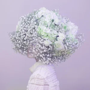 "Scent of Austin 11252021g" Contemporary Surrealist Figurative Botanical Portrait Photograph by Ziesook You