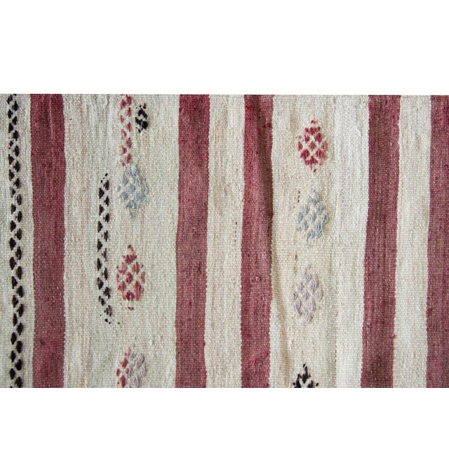 Vintage Turkish Konya Kilim Rug For Sale - Image 12 of 14