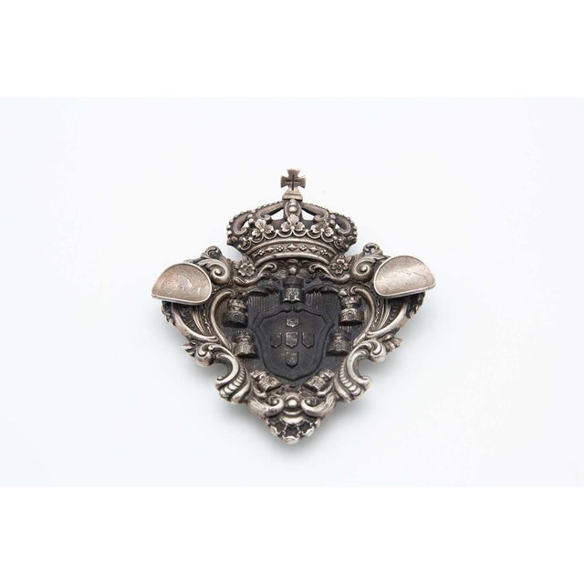 Silver Ashtray with Two Coins of King Luís I of Portugal For Sale - Image 4 of 4