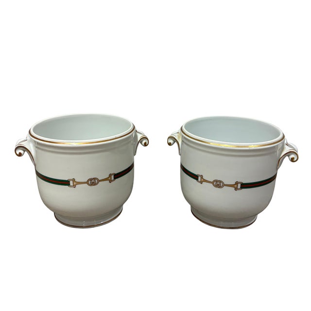 Rare Vintage Italian Gucci by Richard Ginori Porcelain Dinnerware & Serving Set - 62 pcs For Sale - Image 11 of 12