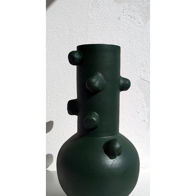 Contemporary Popcorn Jar Up Sculpture in Ceramic by Liliana Silva For Sale - Image 3 of 7