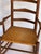 1900s Antique Ladder Back Brown Rocking Chair For Sale In Los Angeles - Image 6 of 10