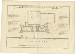 Fort St. Louis Near the Senegal River, 1747, Paper