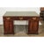 This handsome English partners desk has traditional construction with drawers on one side and doors on the other. The...
