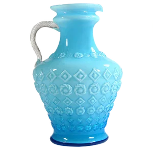 Italian Glass Vase from Empoli, 1950s