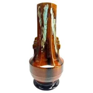 Art Nouveau Art Deco Glazed Vase Model F-42, Belgium, 1930s