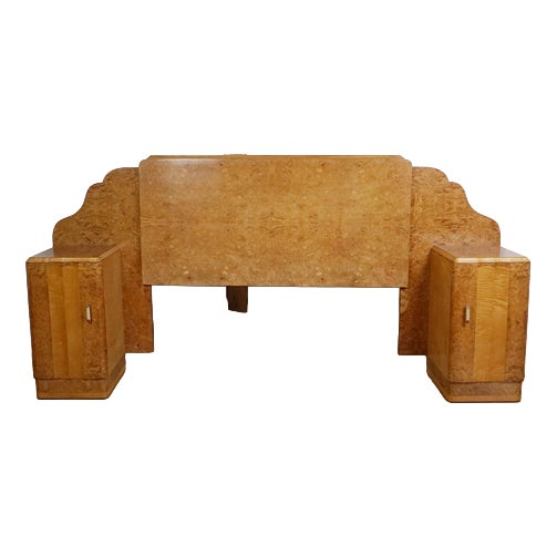 King Sized Bed by Harry & Lou Epstein, 1930s For Sale