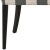 Wood 19''H Stripe Linen Dining Chair in Flat nailheads in Grey & Bone & Espresso For Sale - Image 7 of 10