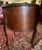 Wood 1920s Vintage French-Style Carved Walnut Desk Kidney Shaped For Sale - Image 7 of 10