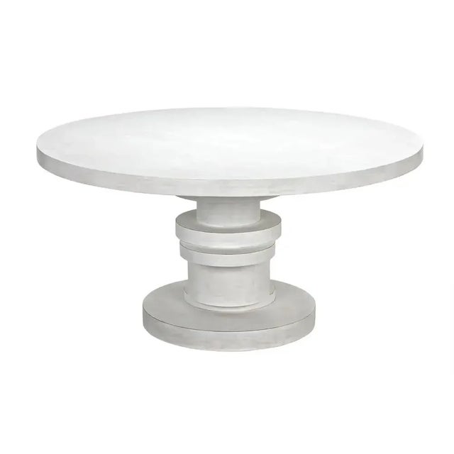 Not Yet Made - Made To Order NOIR Hugo Dining Table 60", White Wash For Sale - Image 5 of 5