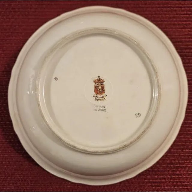 Ceramic Mid 20th Century Vegatable Bowl by Schumann, Bavaria; China in the Dresden Pattern For Sale - Image 7 of 10