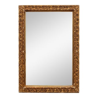 Vintage Carolina Ornate Carved Decorative Mirror 41" X 29" For Sale