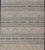 Vintage Turkish Flat-Weave Kilim With Embroideries in Blue, Brown, and Cream For Sale - Image 14 of 16
