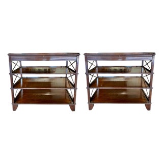 Rose Tarlow Pemberley Bookstand Side Table- A Pair For Sale