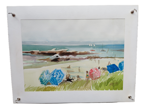 Michel Roubille, L'Île d'Yeu, 1986, Watercolor