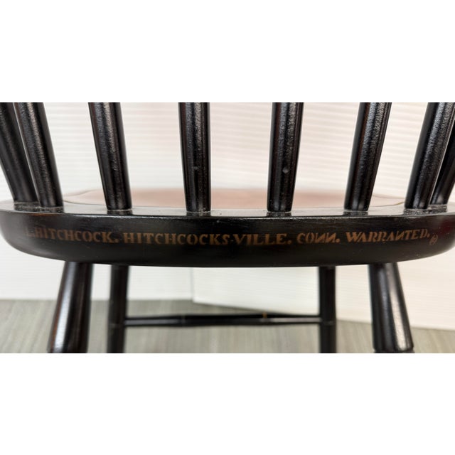 Farmhouse Vintage Hitchcock Harvest Side Chair For Sale - Image 3 of 12