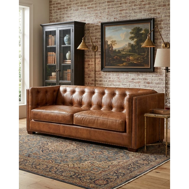 The Tuxedo Leather Living Room Collection showcases timeless sofa designs with high end materials and construction. Top...