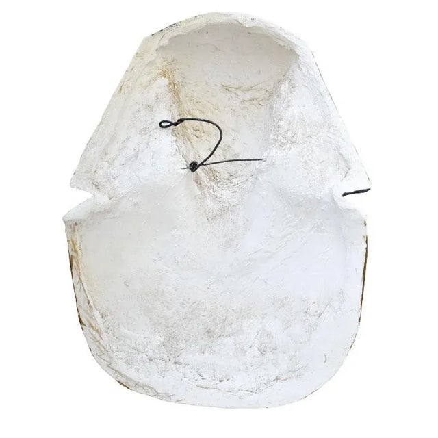 Paint Plaster Egyptian Wall Hanging Bust of King Tut For Sale - Image 7 of 9