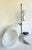 1970s Vetri Murano Italian Glass and Chrome "Floating" Modern Lamp For Sale - Image 10 of 13